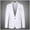 White, variant on Dpytoraw Mens Suit Slim Fit One Button Solid Tuxedo Blazers Jacket Business Suits Wedding Party Homecoming Suits For Men