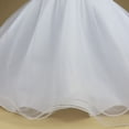 thumbnail image 7 of TiaoBug Flower Girls Wedding Bridesmaid Dress Sleeveless Princess Bowknot Prom Birthday Party Ball Gown Khaki 6, 7 of 7
