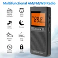 thumbnail image 5 of YANI -Pocket AM FM Radio Auto-Search NOAA Emergency Receiver Battery Operated Portable, 5 of 6