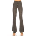 thumbnail image 4 of Women's Plus Size High Waisted Palazzo Pants Soft Stretch Print and Solid Flare Leggings, 4 of 5
