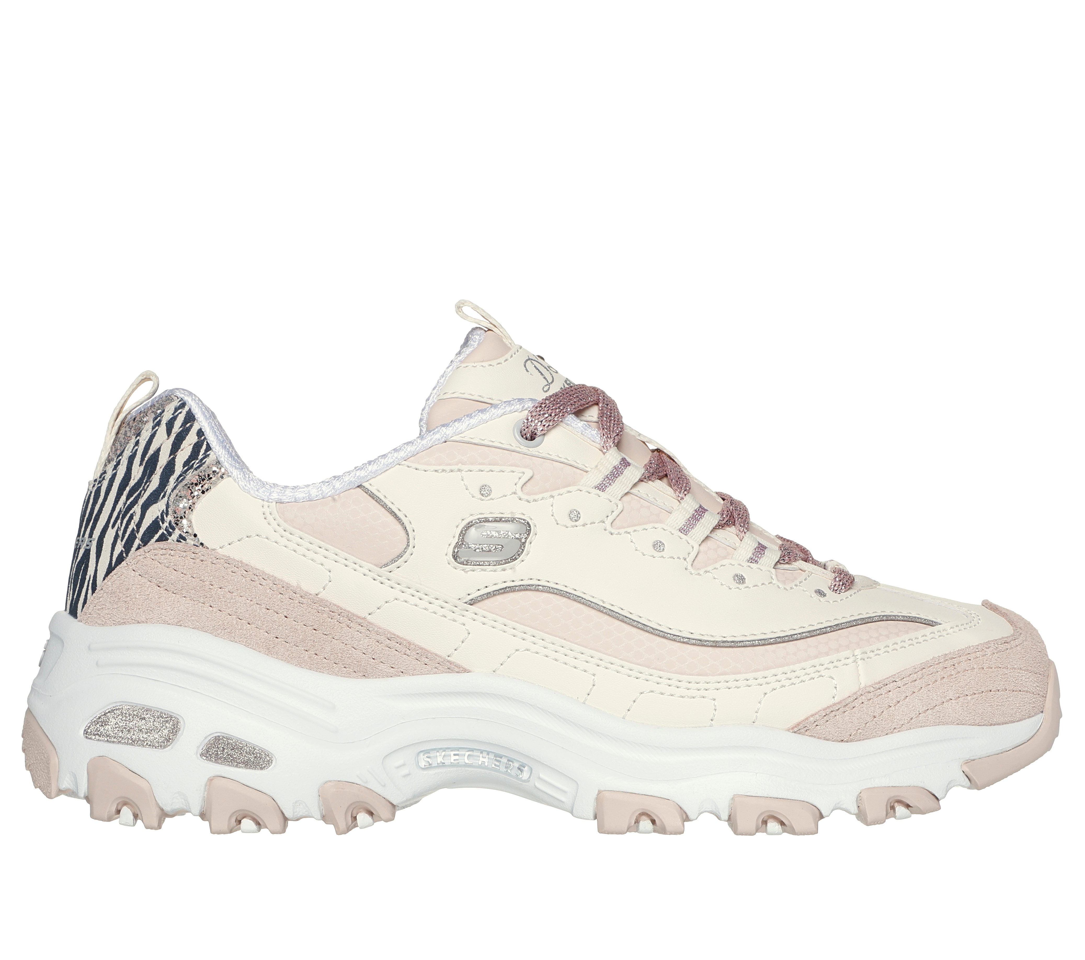 Skechers Women's D'LITES - GOLDEN CHIC Comfort Athletic Sneakers