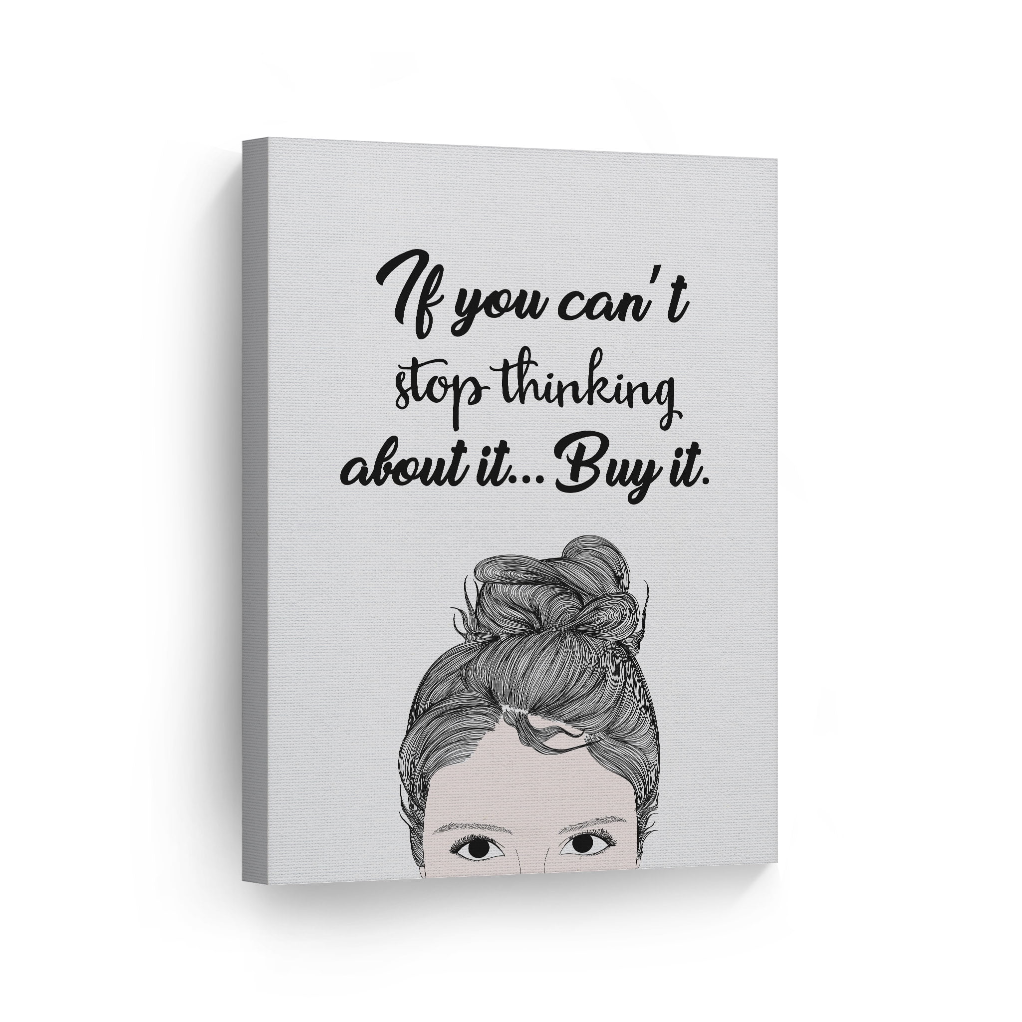 Smile Art Design If You Can T Stop Thinking About It Buy It Quote Lady Sketch Glam Fashion Canvas Wall Art Print Bathroom Teen Girls Room Women Dorm Bedroom Living Room Wall Decor Smile Art Design If You Can T Stop Thinking About It Buy It Quote Lady Sketch Glam Fashion Canvas Wall Art Print Bathroom Teen Girls Room Women Dorm Bedroom Living Room Wall Decor
