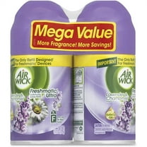 Air Wick Pure Freshmatic 2 Refills Automatic Spray, Lavender & Chamomile,Air Freshener, Essential Oil, Odor Neutralization, 5.89 Ounce (Pack of 2)