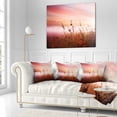 thumbnail image 2 of Designart Foggy Land with Early Morning Mist - Landscape Printed Throw Pillow - 18x18, 2 of 4