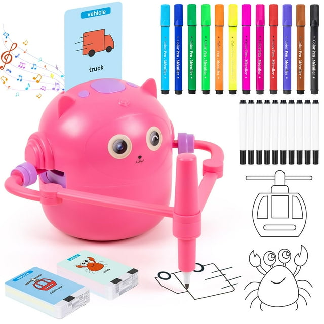 Robot de dibujo TREEFIA Interactive Educational Kids Pink
