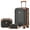 Black, variant on Joyway Large Suitcase with 360 Swivel Wheelers, 3-Piece Hard Shell Luggage Set