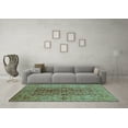 thumbnail image 3 of Ahgly Company Indoor Rectangle Oriental Light Blue Industrial Area Rugs, 2' x 5', 3 of 4