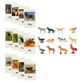 thumbnail image 2 of CIMAXIC 1 Set Animal Model Cards Matching Cognitive Toy English Cards Animal Model Toy,1.57"X0.79"X0.39", 2 of 4