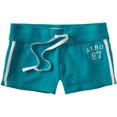 thumbnail image 1 of Aeropostale Womens Aero 87 Terrycloth Casual Mini Shorts, Azul, Mediano, 1 of 1