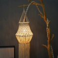 thumbnail image 4 of Bohemia Handmade Woven Lampshade Cotton Rope Light Decoration for Dormitory Window Wall Decorations Accessory, 4 of 5