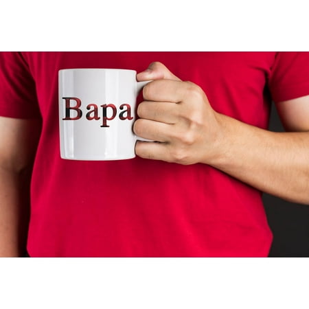 

Hey You Love 11 oz. Men s Bapa Father Mug in Buffalo Plaid