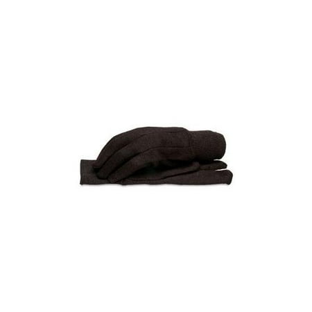 BLACKCANYON OUTFITTERS Brown Jersey Gloves with Knit Wrist - Large 1 Pair 65090/L Multi-Colored
