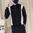 thumbnail image 4 of Polos ajustados para hombre, jersey de invierno de punto ajustado Y2k Social Harajuku, moda coreana de lujo 2024, sudaderas vintage de los años 90 para hombre, 4 of 4