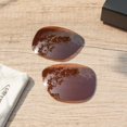 thumbnail image 3 of Walleva Brown Polarized Replacement Lenses for Maui Jim Wiki Wiki Sunglasses, 3 of 5