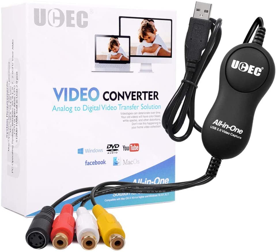 sodial(r) usb2.0 card capture video converter vhs to dvd for win7 / 8 mac os sodial(r) usb2.0 card capture video converter vhs to dvd for win7 / 8 mac os