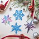 thumbnail image 5 of Moldes de copo de nieve Colgante artístico DIY Craft Party Decoración hecha a mano Molde Año Nuevo Festival de Navidad Resina Molde de resina Tipo 6 Noticed HA009839-06, 5 of 6