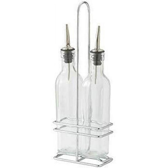 Winco GOB-16S Oil & Vinegar Cruet Set