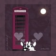 thumbnail image 2 of De Coninck, Christiaan 26x26 Gold Ornate Wood Framed with Double Matting Museum Art Print Titled - Lover by Lover - London by Night, 2 of 4