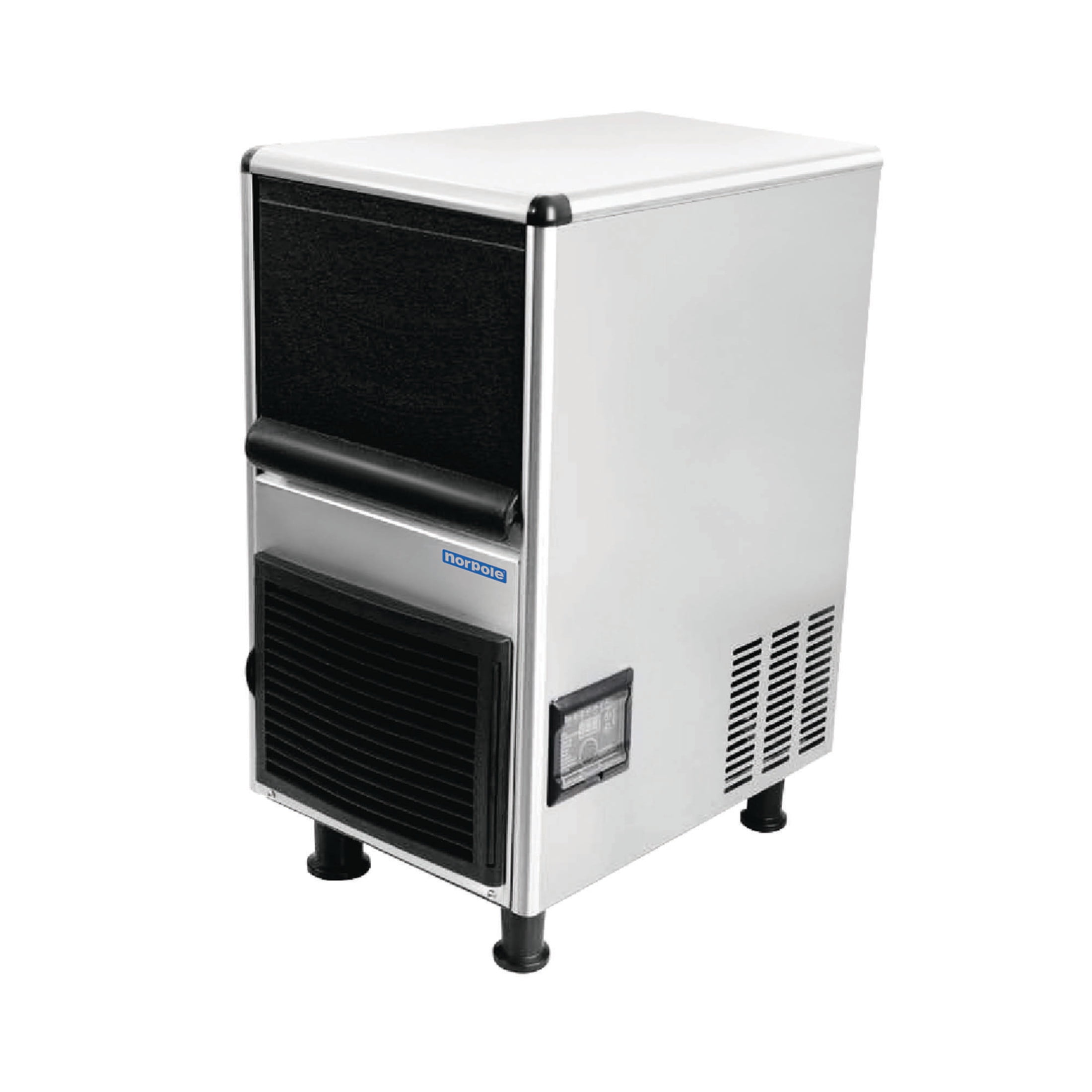 Magic Chef Npcim90b Norpole 15" Wide Undercounter Ice Machine - Stainless Steel
