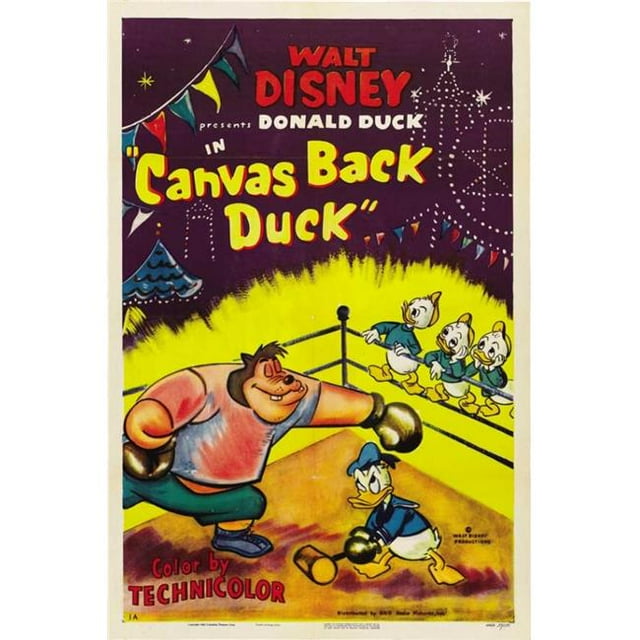 Pop Culture Graphics MOVIJ2189 Canvas Back Duck Movie Poster, 11 x 17