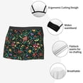 thumbnail image 3 of Honeii Mexican Flower 1 Print Mens Boxer Briefs Breathable,Boxer Brief for Men, Moisture-Wicking Underwear-Small, 3 of 5