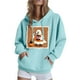 thumbnail image 2 of Sudadera con capucha de manga larga para mujer, informal, con capucha, para exteriores y chaquetas, ropa deportiva de moda para mujer, con capucha y ropa de invierno, sudadera con capucha de manga lar, 2 of 6