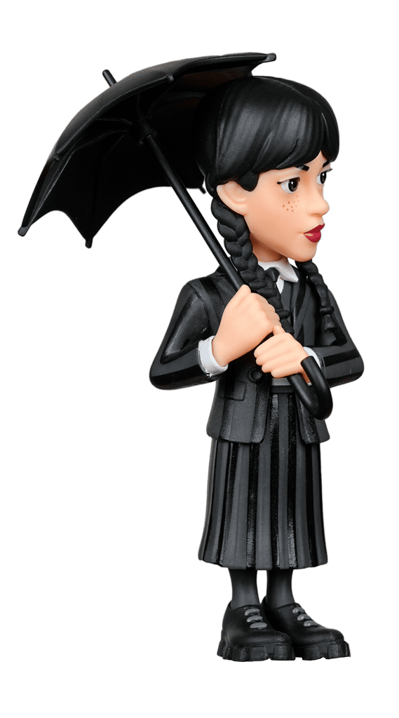 12 cm (4 inch) Minix Collectible Figurine Wednesday - Wednesday (umbrella)