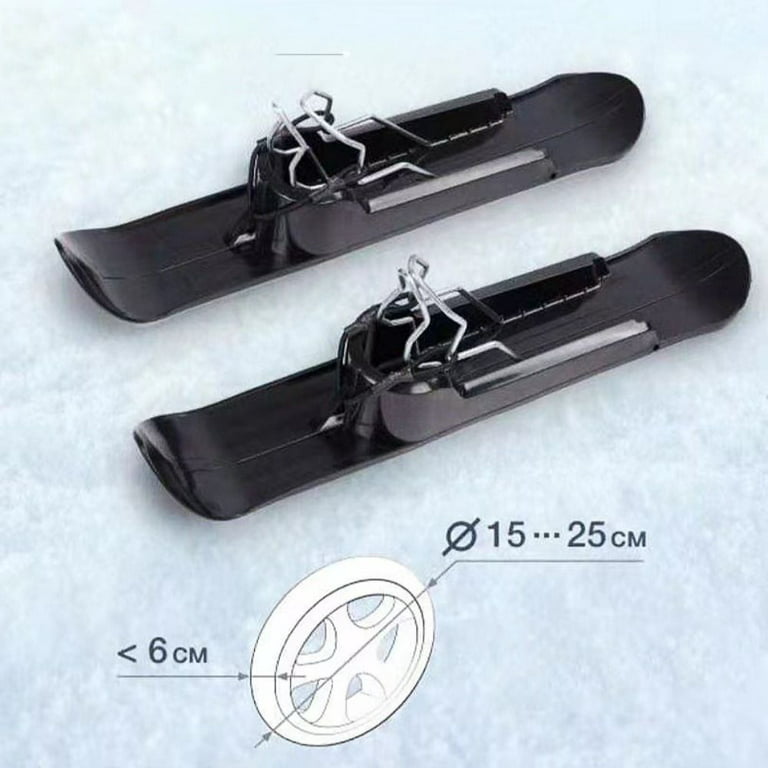 Universal Baby Stroller Accessories Ski Plate Buggy Sled Wheelchair Glider  Snow Scooter Pram Skiing Board for