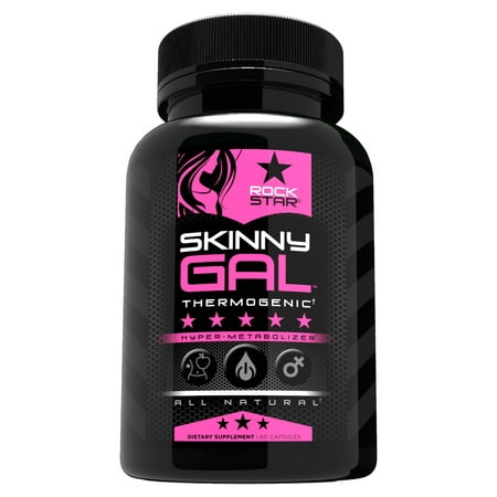 Skinny Gal Thermogenic, Carb Blocker, & Appetite Suppressant for Women, Veggie Caps, 60