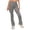 AA-Grey, variant on Flare Yoga Pants Women's High Waist Flared Yoga Pants Stretchy Elastic Ribbed Trousers for Fitness Running and Casual Everyday Activewear L Red
