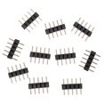 thumbnail image 4 of Encendiendo 10 pines de conector macho para tira de LED (5 pines RGBW5050) (negro). Wdftyju Para estrenar, 4 of 7