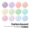thumbnail image 3 of Gellen Gel Nail Polish Kit, 12 Colors Macaron Candy Gel Polish Starter Kit - with 72W UV/LED Nail Lamp & Nail Base Coat & Glossy & Matte Top Coat Salon Manicure Set, 3 of 11