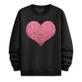 thumbnail image 6 of BEFOKA Mens Long Sleeve Shirts Crewneck Sweatshirt Valentine'S Day Love Heart Printed Golf Shirts Casual Tops Fall Blouses 2025 Plus Size Shirt Funny Holiday Loose Graphic Tee Tops, 6 of 6