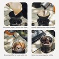 thumbnail image 4 of Vandroop - Juego de cafetera portátil de silicona plegable, perfecto para viajes, camping, hogar (ta, 4 of 7