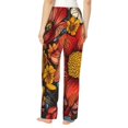 thumbnail image 2 of Bixox Women's Colorful Vintage Floral Pattern Patterned Pajama Pants Loungewear, 2 of 5