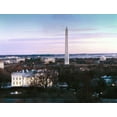 thumbnail image 2 of Highmith, Carol 32x26 Gold Ornate Wood Framed with Double Matting Museum Art Print Titled - Dawn over the White House, Washington Monument, and Jefferson Memorial, Washington, D.C. - Vintage S, 2 of 4