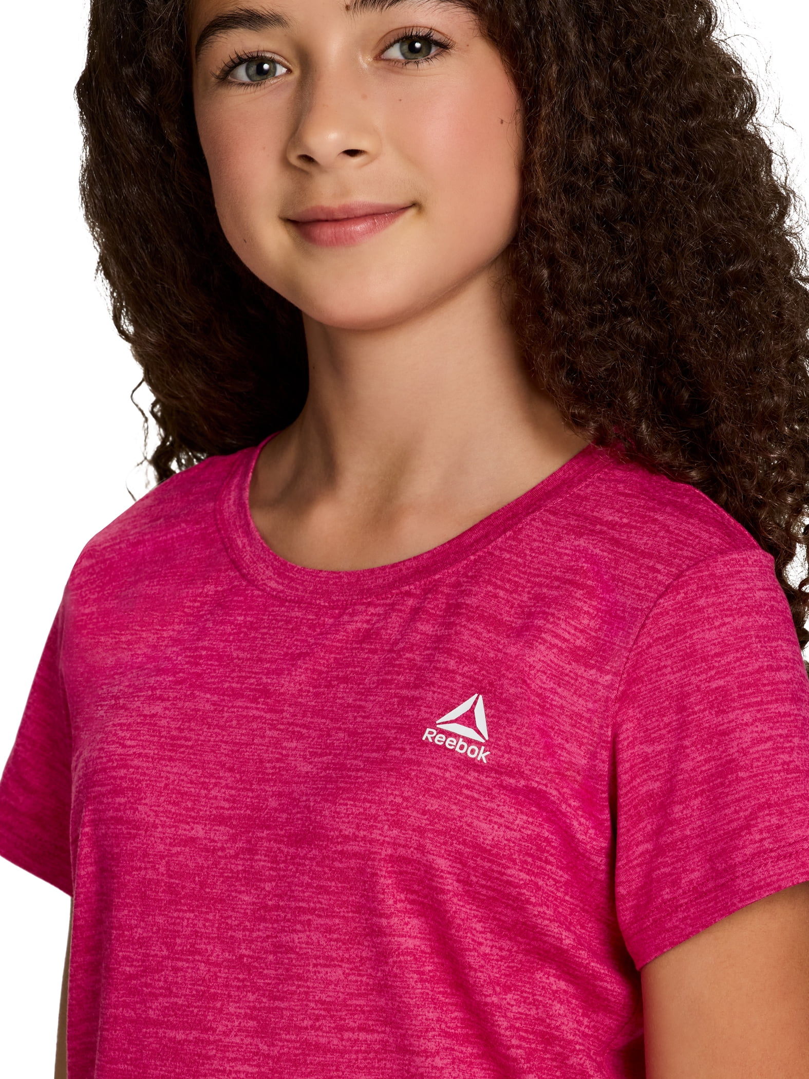 Reebok Girl's Legacy Performance Short Sleeve T-Shirt, Sizes 4-18