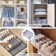 thumbnail image 4 of Apuakthei Caja de Almacenamiento con Compartimentos para Ropa Armario Organizador de Ropa Plegable con Separación de Malla 9 Rejillas para Camiseta Gris, 4 of 6