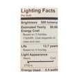 thumbnail image 4 of Bombilla LED GE Relax de 60 W, luz blanca suave, regulable, 500 lm, paquete de 6, 4 of 4