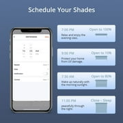 Roller Shade Driver, Zigbee-Compatible, Built-in Battery, 3-Speed Quiet Operation, Motorized Smart Blinds for Smart Home with Tuya App & Alexa Google Home Voice Control, Tuya Zigbee Hub Required