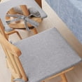 thumbnail image 1 of Adjustable Tie Strap Seat Cushion - Home Office Chair Pad with Non-Slip Base for Back Support, Comfortable Foam Padding, 1 of 4
