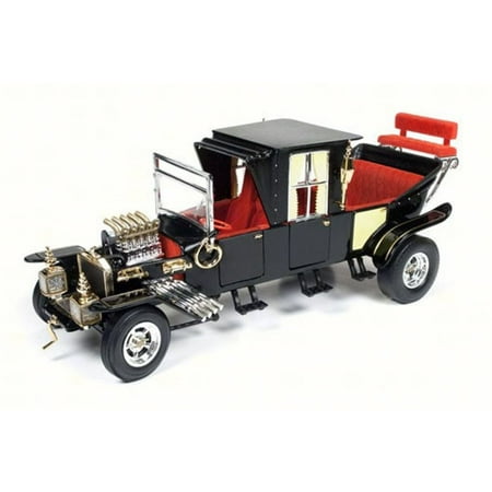 The Barris Custom Indy Coach, Black - Auto World AW233 - 1/18 Scale Diecast Model Toy (Best Custom Cars In The World)