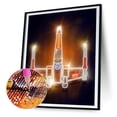 thumbnail image 2 of Taladro de diamante 5D DIY pintura Star Wars Fighter Kits decoración redonda completa (sz2179) FLhrweasw Nuevo, 2 of 9
