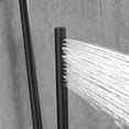 thumbnail image 3 of Cfowner Handheld Shower Head with 28" Slide Bar and 59" Hose, Bathroom Faucet for Wall - Matt Black, 3 of 6