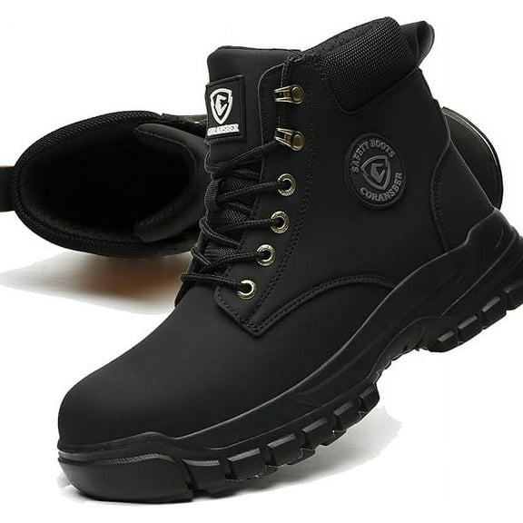 Steel Toe Boots for Women Safety Boots Men Indestructible Composite Toe Boots Lightweight Construction Work Shoes