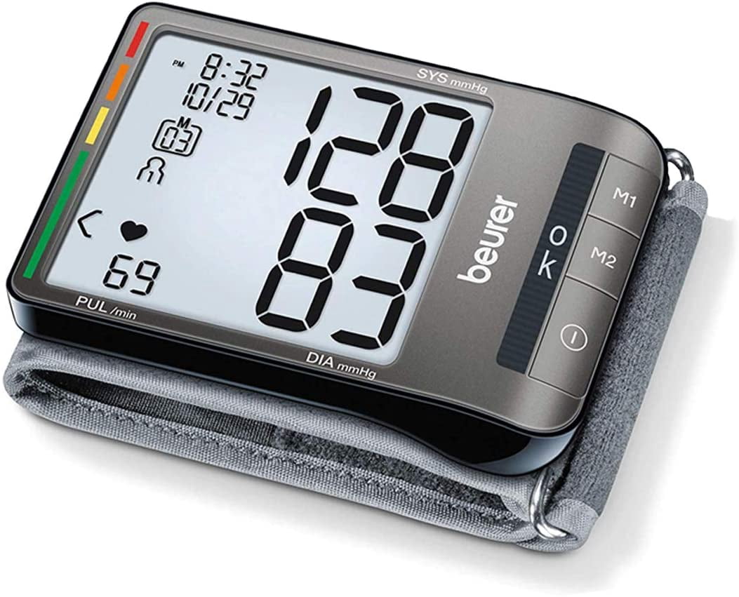 Beurer Wrist Blood Pressure Monitor, Adjust. Large Cuff, BC81 Walmart