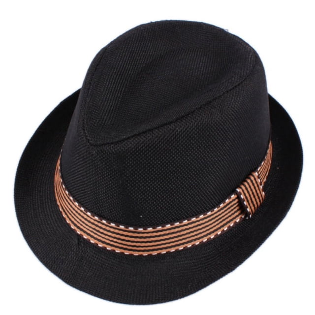 Sombrero de paja de Jazz para bebé, gorra Simple para niño y niña de 2 a 6 años, estilo europeo y americano