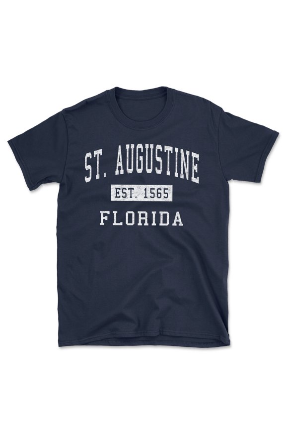 St. Augustine Florida Classic Established Men's Cotton T-Shirt