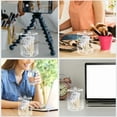 thumbnail image 3 of OUNONA Cotton Swab Organiser Transparent Cotton Balls Container for Home Use 1Set, 3 of 8