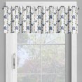 thumbnail image 4 of Ambesonne Butterfly Valance & Curtain, Branches Green Leaves, 55"x36", Blue Brown and Green, 4 of 7